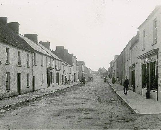 Man Street Clarecastle c. 1900 | Image Courtesy of the National Library of Ireland