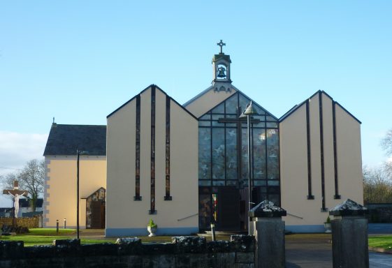 Clarecastle Church restoration 1985