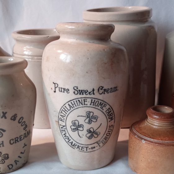 Pots Collection. Note the Ralahine and Knox's sweet cream pots | CBHWG Archives