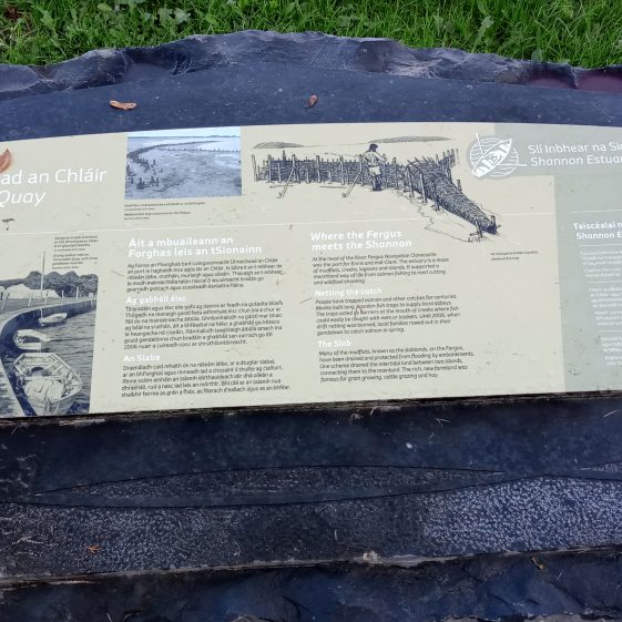 Shannon Estuary Way plaque, Clarecastle Quay | CBHWG Archives