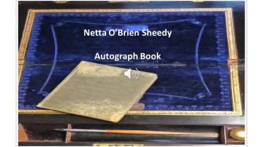 Netta Sheedy 1917 Autograph Book | Eric Shaw
