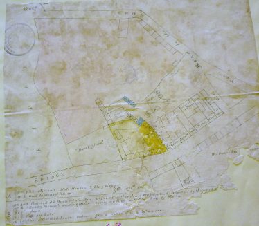 Undated map of Clare Castle, c.1850 Inchiquin Mss., N.L.I., 21F 150 | N.L.I.